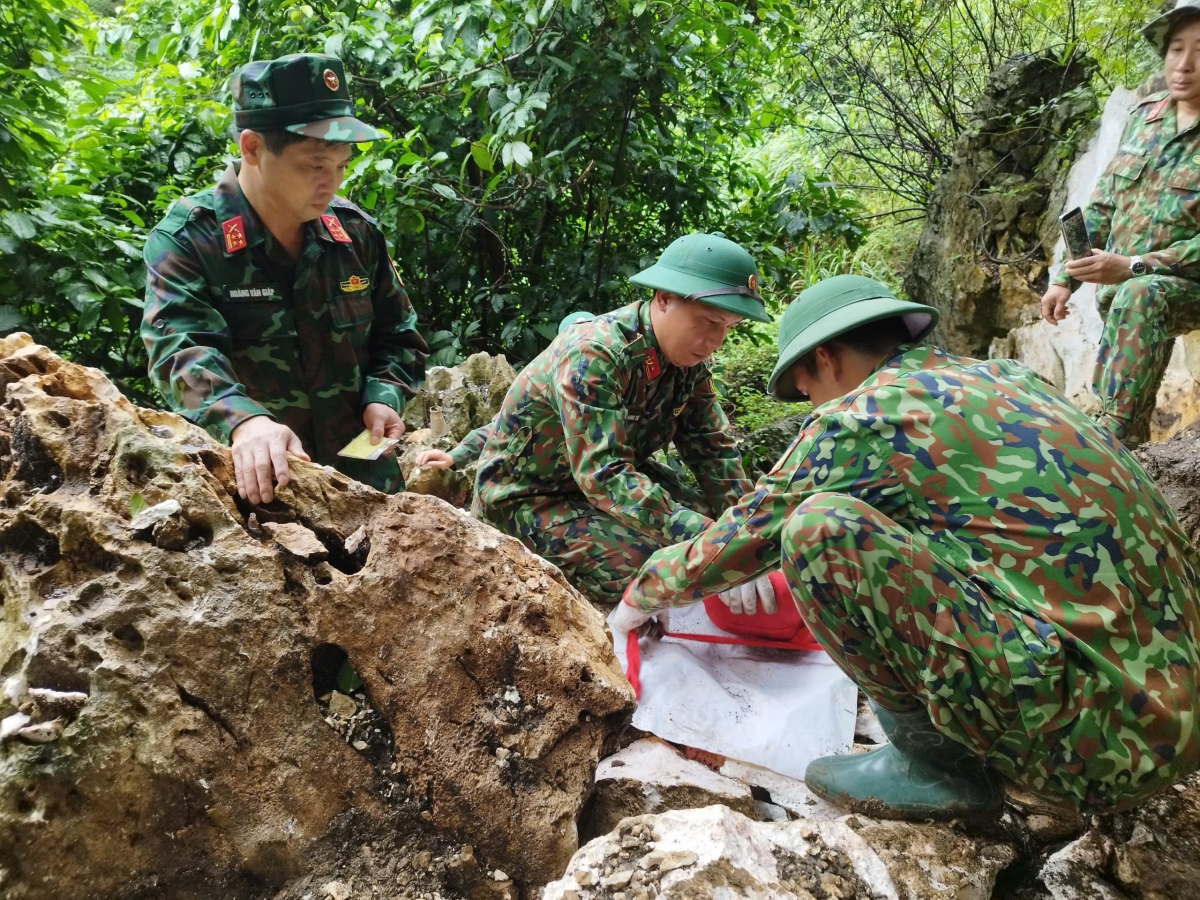 Phát hiện thêm hài cốt liệt sĩ tại xã Thanh Thủy, huyện Vị Xuyên