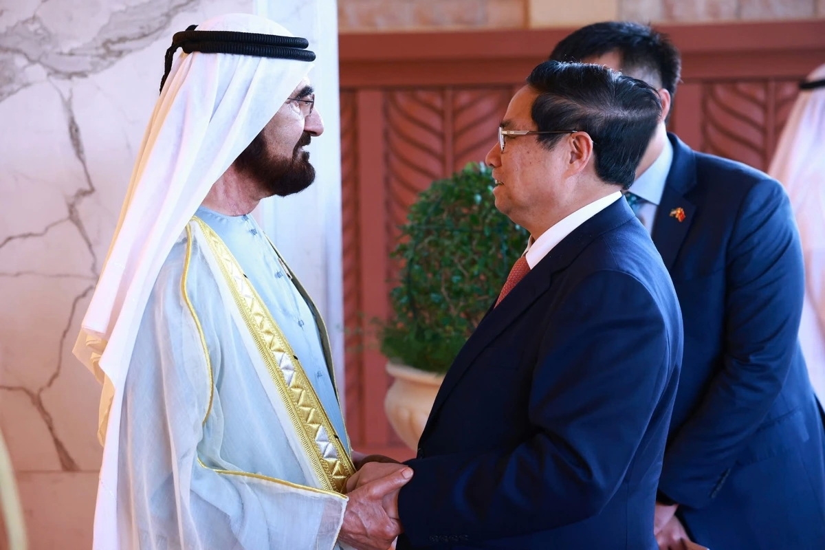 Thủ tướng Phạm Minh Chính và Phó Tổng thống, Thủ tướng UAE Sheikh Mohammed bin Rashid Al