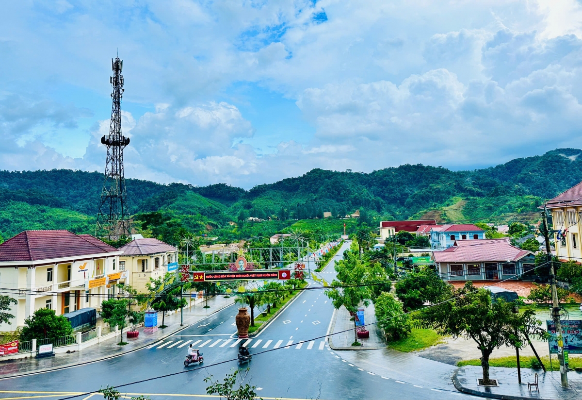 Trung tâm huyện Tây Giang, tỉnh Quảng Nam