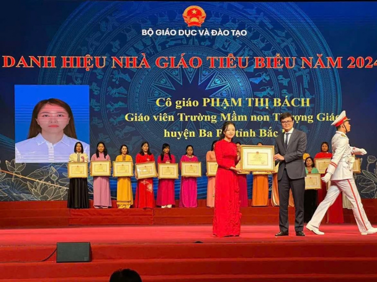 Cô Phạm Thị Bách được vinh danh Nhà giáo tiêu biểu toàn quốc năm 2024