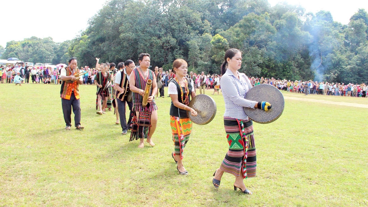 Lễ hội ở Bù Đăng (ảnh: BP)