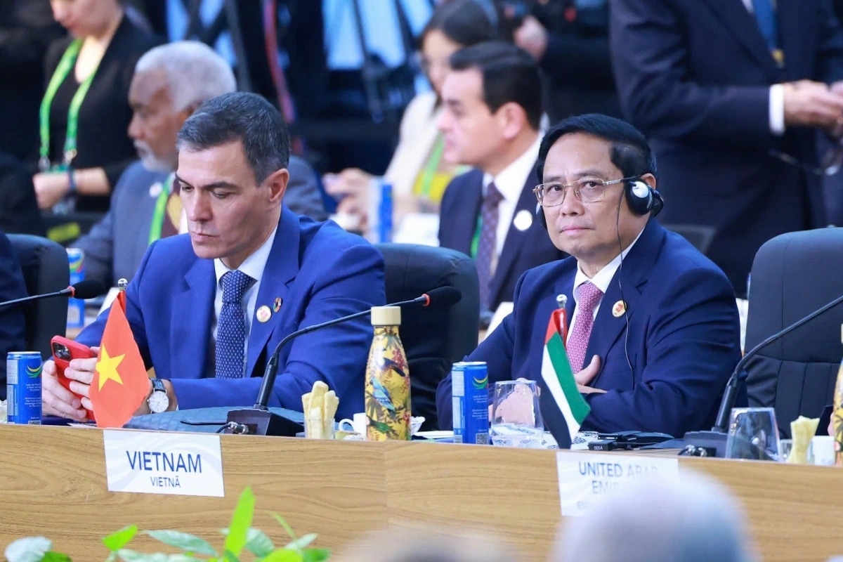 Thủ tướng Phạm Minh Chính râng rơh rƀŭn nchră gâl têh G20