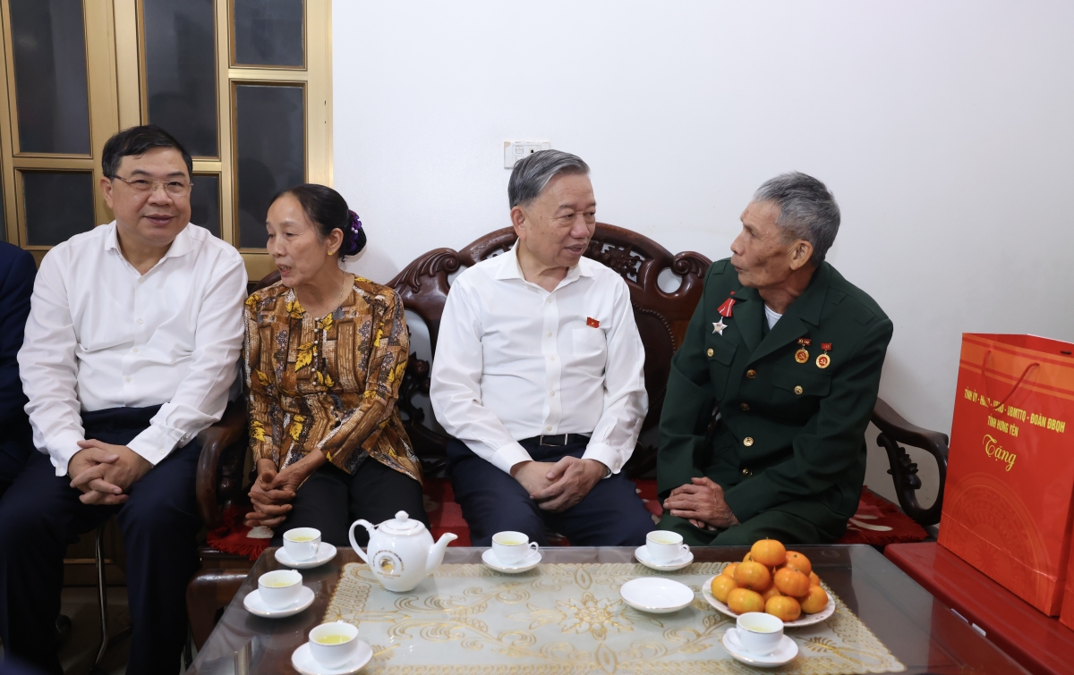 Tổng Bí thư Tô Lâm năm ngôi asong tơmam ăn kơ ƀok Mai Văn Vĩnh, 73 sơnăm lĭnh jĭ rơka 81% păng ŭnh hnam yă Bùi Thị Kiêng tơ̆ Hưng Yên