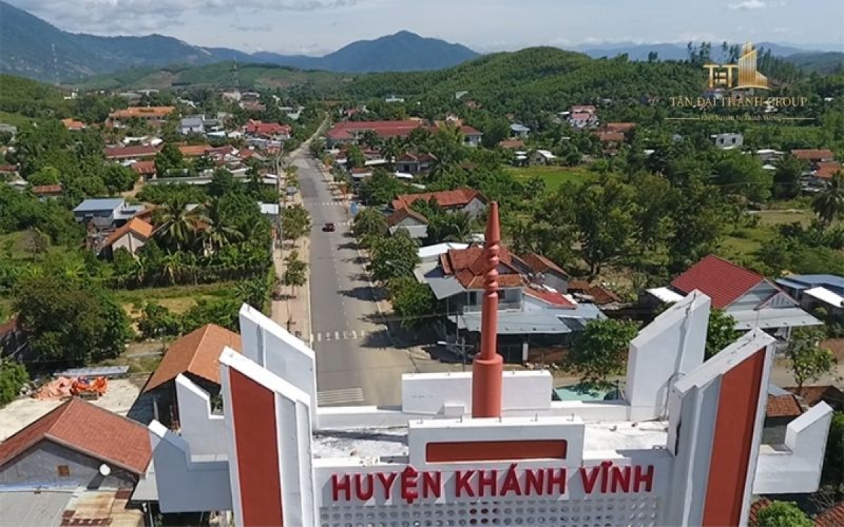 Toàn cảnh huyện miền núi Khánh Vĩnh, tỉnh Khánh Hòa