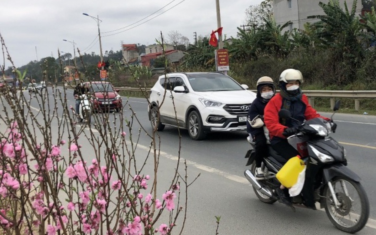 Jhul khang bruk khik salamat jalan mbak nao mai dalam harei Tet Nguyen dan saong harei uan raok bal Pataih 2025.