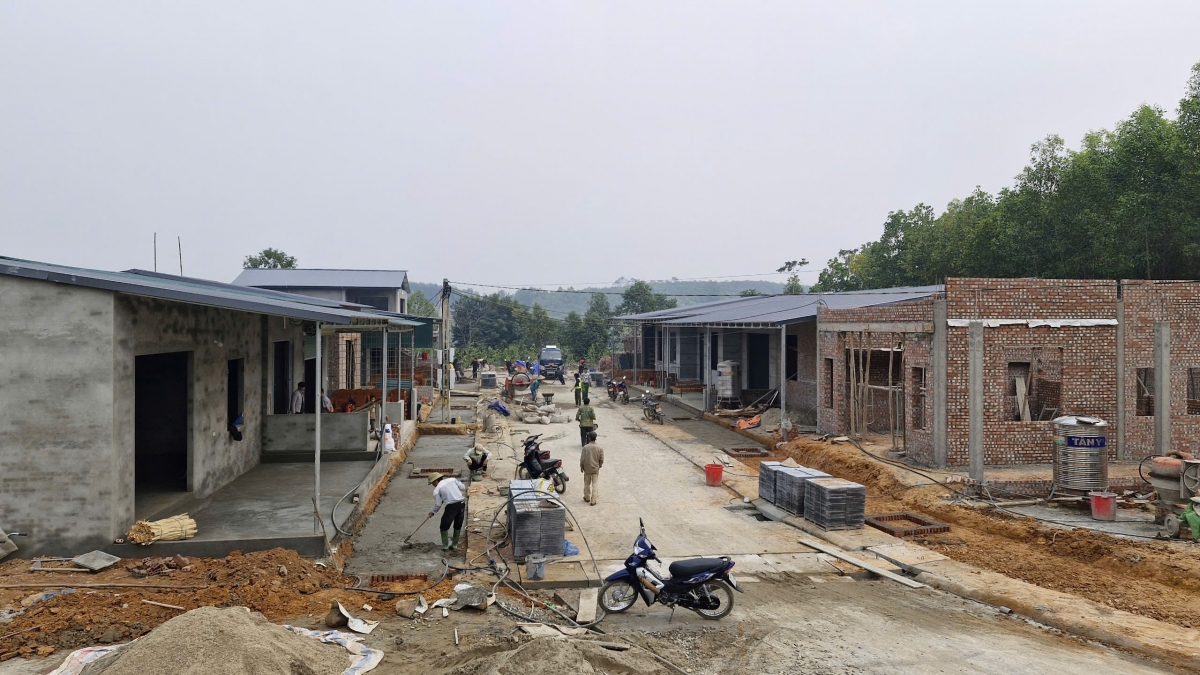 Khu tái định cư Khuôn Giỏ những ngày cuối tháng chạp.
Ảnh: Thừa Xuân/VOV Tây Bắc