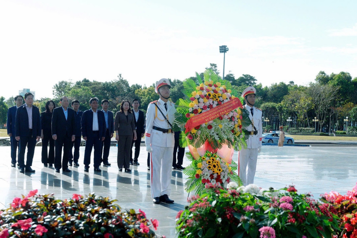 Groi Kruanh dak Võ Thị Ánh Xuân leo kao, kthup Kruanh Hồ Chí Minh ndrel ăp tahen janh dăng tâm Gia Lai