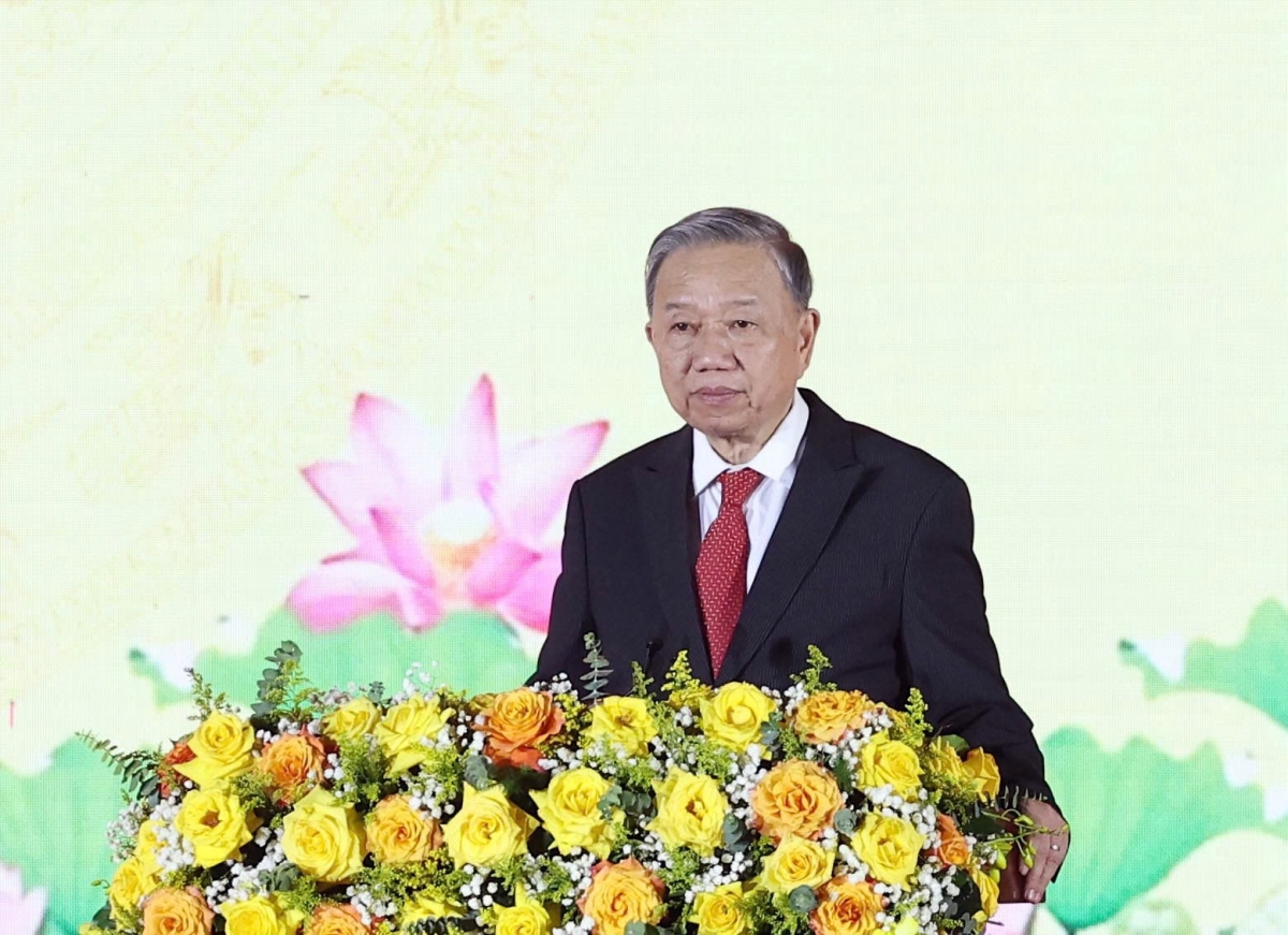 Tổng Bí thư Tô Lâm pơma tơ̆ lêh tơbăt 50 sơnăm Năr rơngei Phước Long