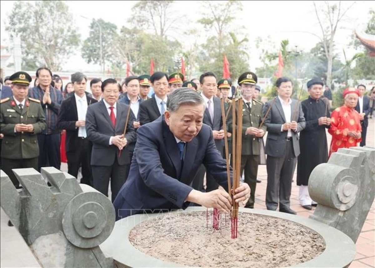 Pôa Tô Lâm, Kăn xiâm pơkuâ hnê ngăn Đảng têk nhang a Tíu tơbâ Triệu Việt Vương