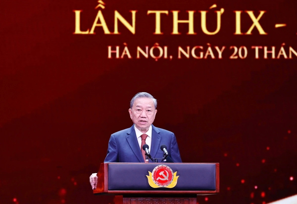 Tổng Bí thư Tô Lâm tại lễ trao giải