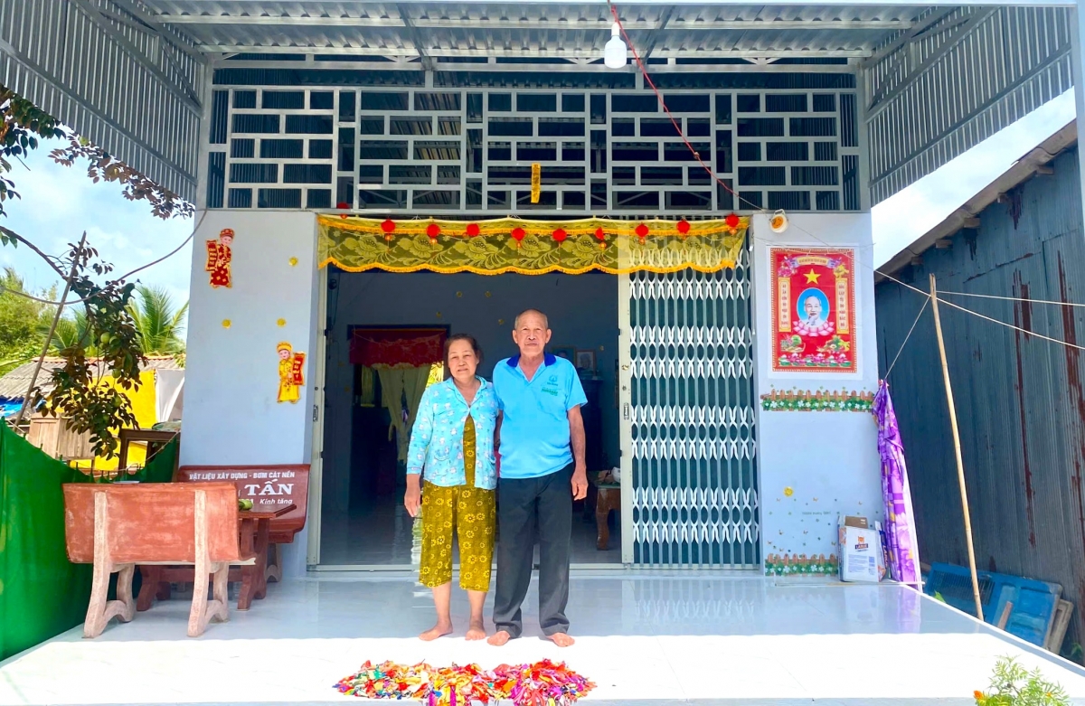 Xã Khánh Hải đã hoàn thành 22 căn nhà theo chương trình xóa nhà tạm, dột nát