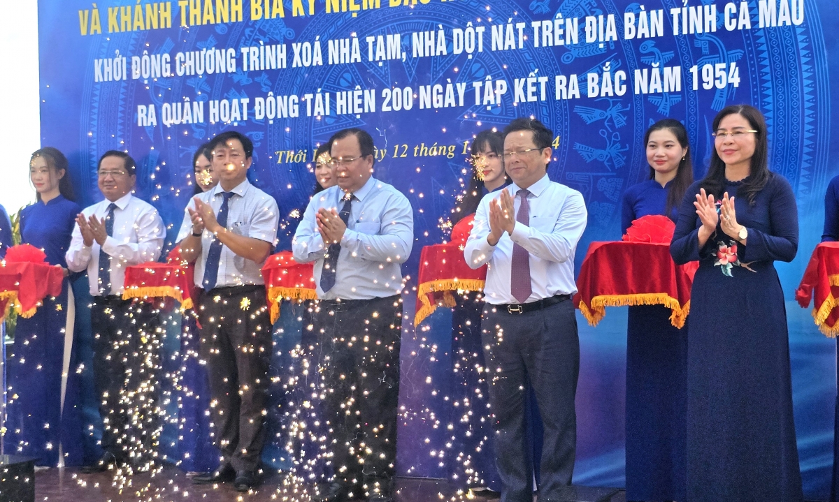 Từ khi khởi động xóa nhà tạm, dột nát vào tháng 11-2024 đến nay, tỉnh Cà Mau đã hoàn thành hơn 1.000 căn