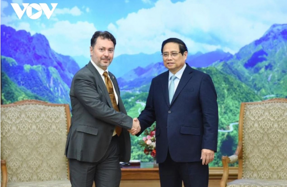 Thủ tướng ồng Phạm Minh Chính wă ồng Kohdayar Marri, Kwang ătbồ Anih lơh broă ala măt lơgar Pakistan tàm lơgar Việt Nam