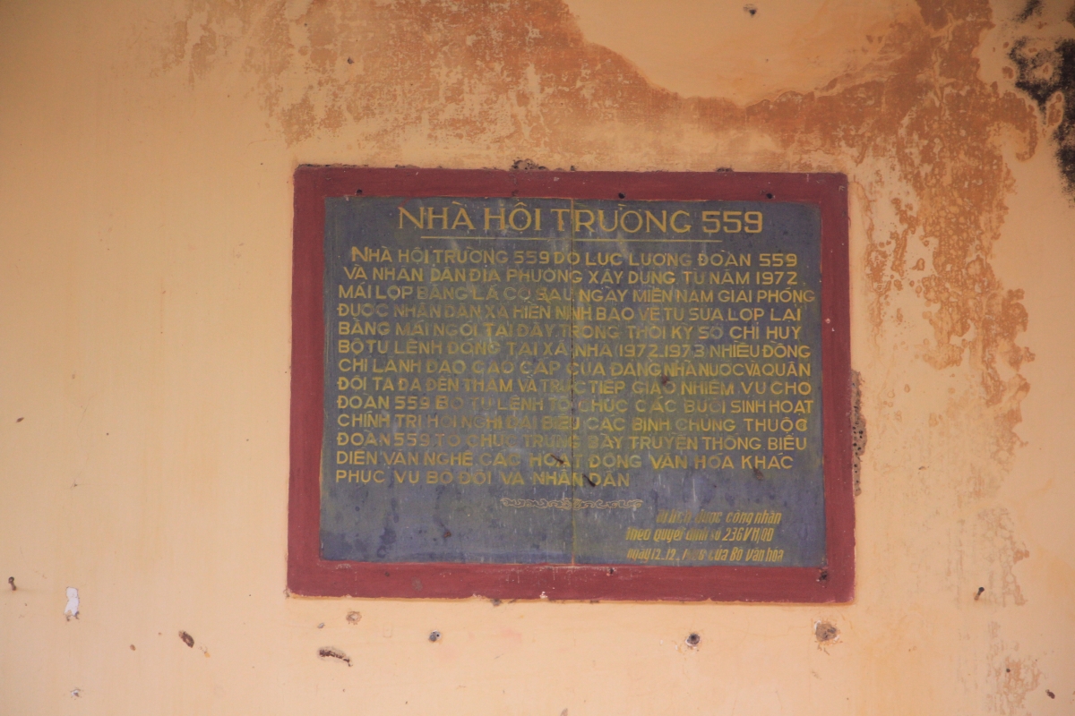 Hội trường UBND xã xã Hiền Ninh được chọn làm Hội trường Đoàn 559