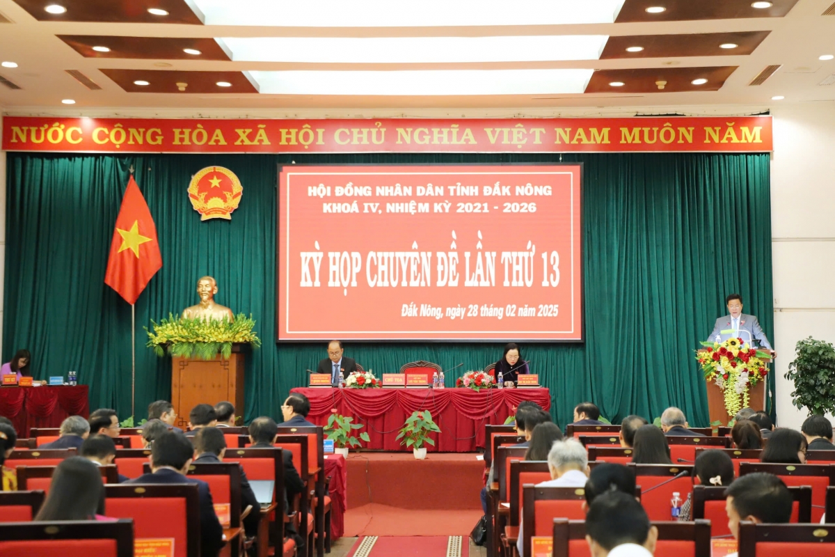 Hneăng hôp tơdroăng kal rôh má 13 Hô̆i đong hnê ngăn kong pơlê Dak Nông