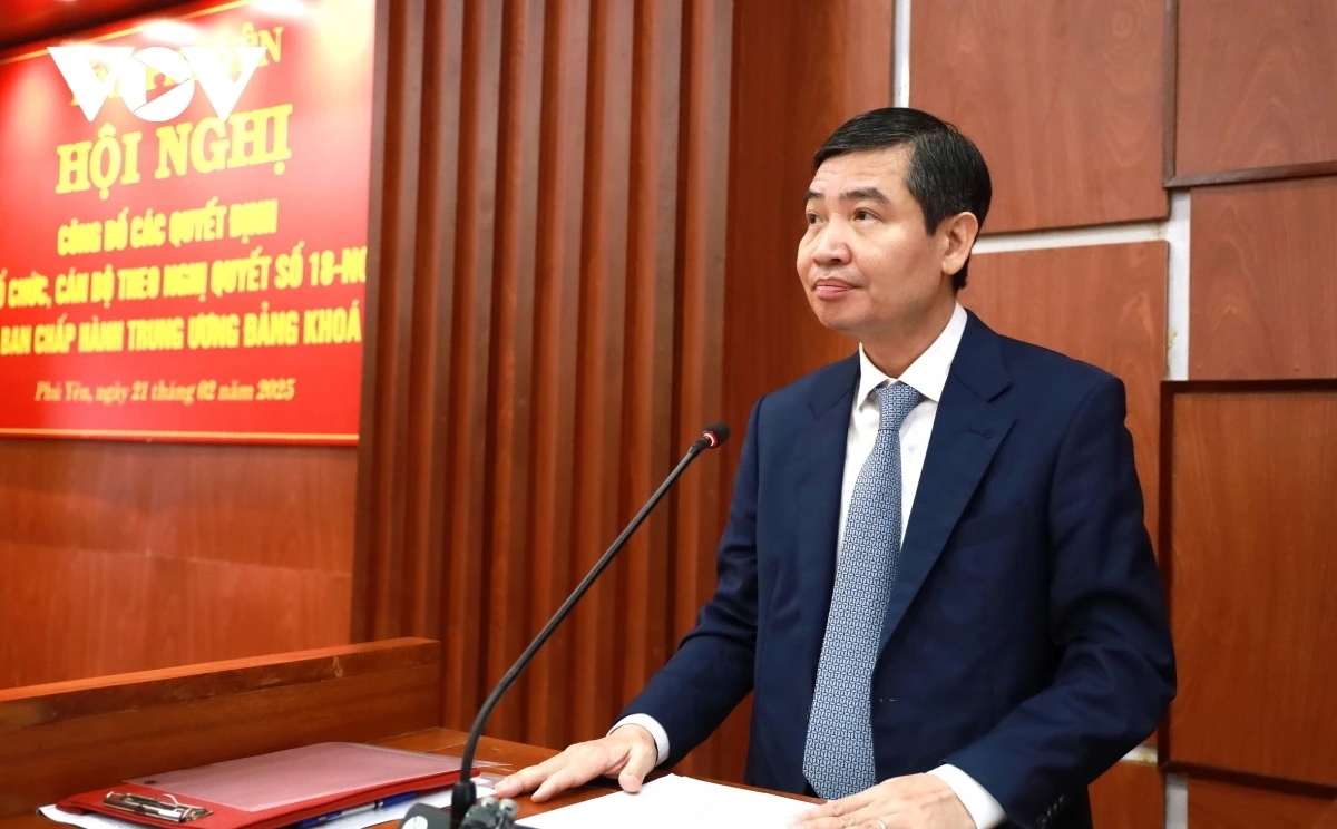 Ông Tạ Anh Tuấn, Chủ tịch UBND tỉnh Phú Yên phát biểu tại hội nghị.