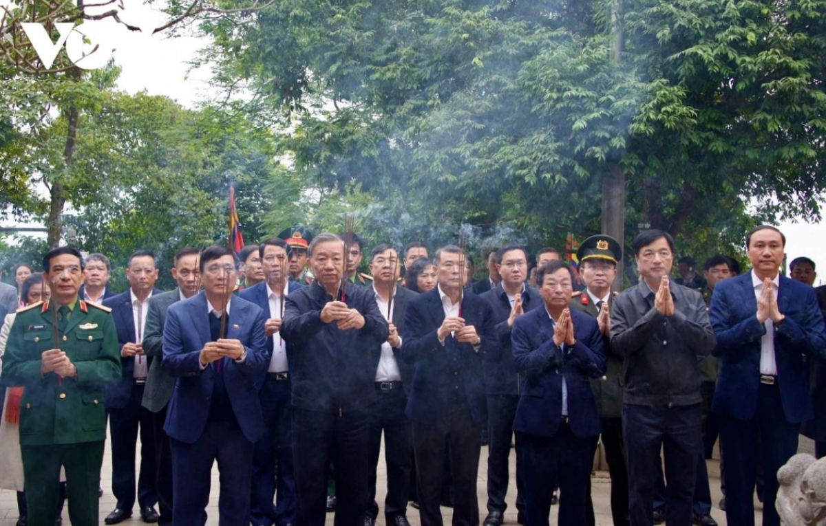 Tổng Bí thư Tô Lâm mpoh kthup nkah ăp Kđăch Hùng, nkah nau kan têh kuăng bah yau ye