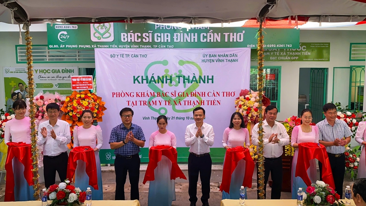 Khánh thành mô hình phòng khám Bác sĩ gia đình tại xã Thạnh Tiến, huyện Vĩnh Thạnh, TP. Cần Thơ