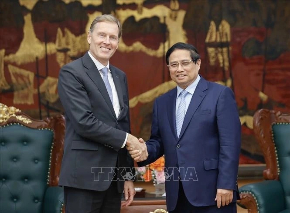 Ngế pro xiâm hnê ngăn tơnêi têa tơdah pôa Wouter Van Wersch, phŏ kăn hnê ngăn pơkuâ grup Airbus (Um: TTXVN)