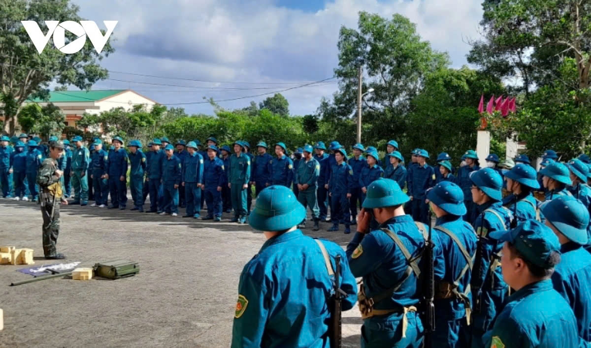 Dân quân tự vệ ở thành phố Buôn Ma Thuột 