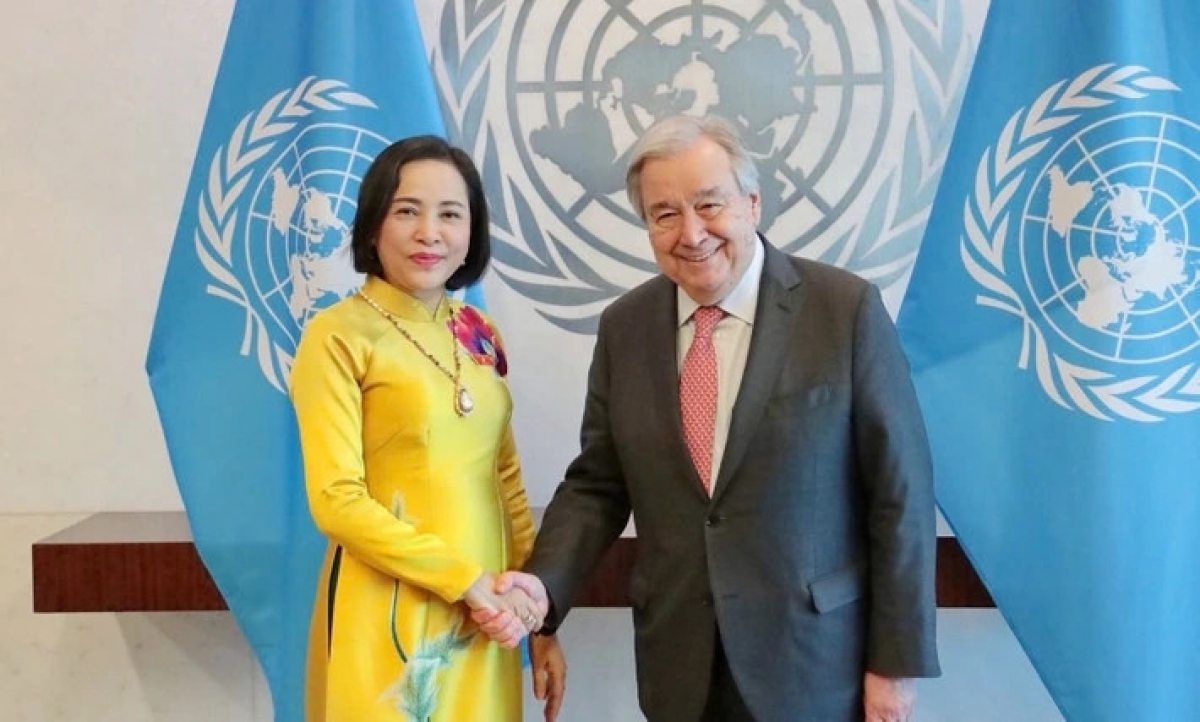 Phŏ Kơdră Quốc hội Nguyễn Thị Thanh tơƀâp Tổng Thư ký LHQ