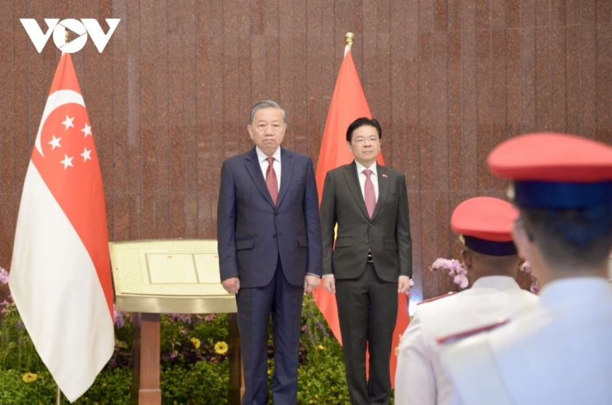 Ngế pro xiâm hnê ngăn Singapore – pôa Lawrence Wong pơkuâ po leh tơdah kân krip pôa Tô Lâm, Kăn xiâm pơkuâ hnê ngăn cheăng Đảng