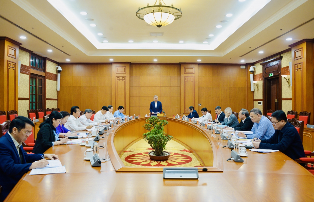 Tổng Ƀí thư ồng Tô Lâm đơng lam dar pơrjum Mpồl dềt Broă kwang bàng Pơrjum dờng 14 Đảng dê