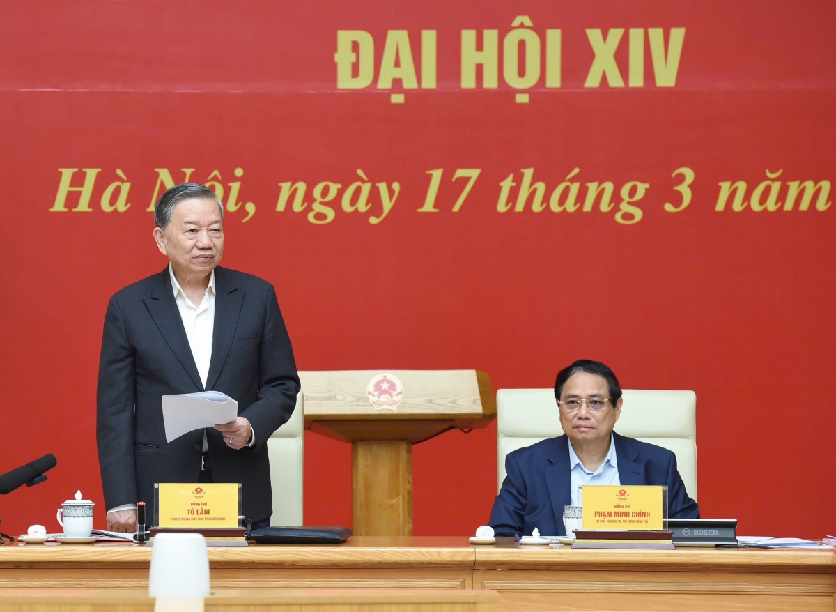 Pôa Tô Lâm, Kăn xiâm pơkuâ hnê ngăn cheăng Đảng pêi cheăng ƀă Khu ngăn cheăng kâ rêh ối pơlê pơla Hneăng hôp XIV