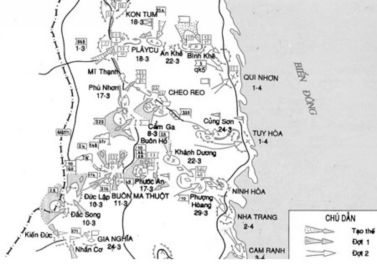 Nghệ thuật nghi binh trong chiến dịch Tây Nguyên. (Ảnh: Internet)