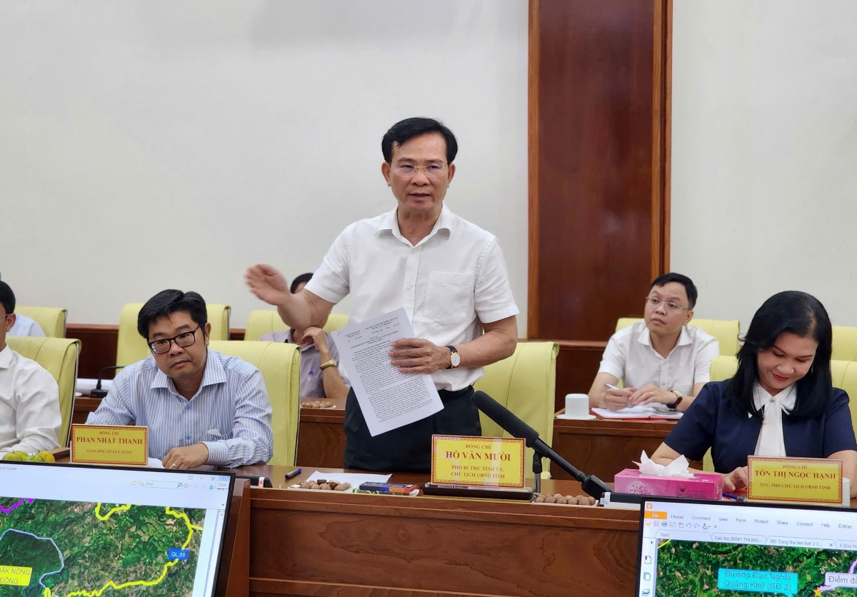 Hồ Văn Mười, Khua knơ̆ng bruă sang čư̆ êa čar Đắk Nông blŭ hrăm ti anôk mă bruă.