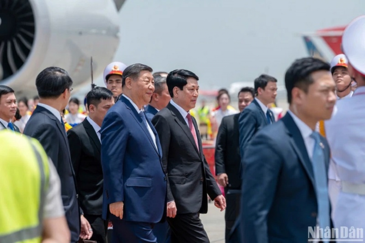 Tong Bi thu BCH Trung uong Dang Cong san Trung Quoc, Akok negar Cong hoa bhap bini Trung Hoa Tập Cận Bình mai rivang pakat Karja Viet Nam