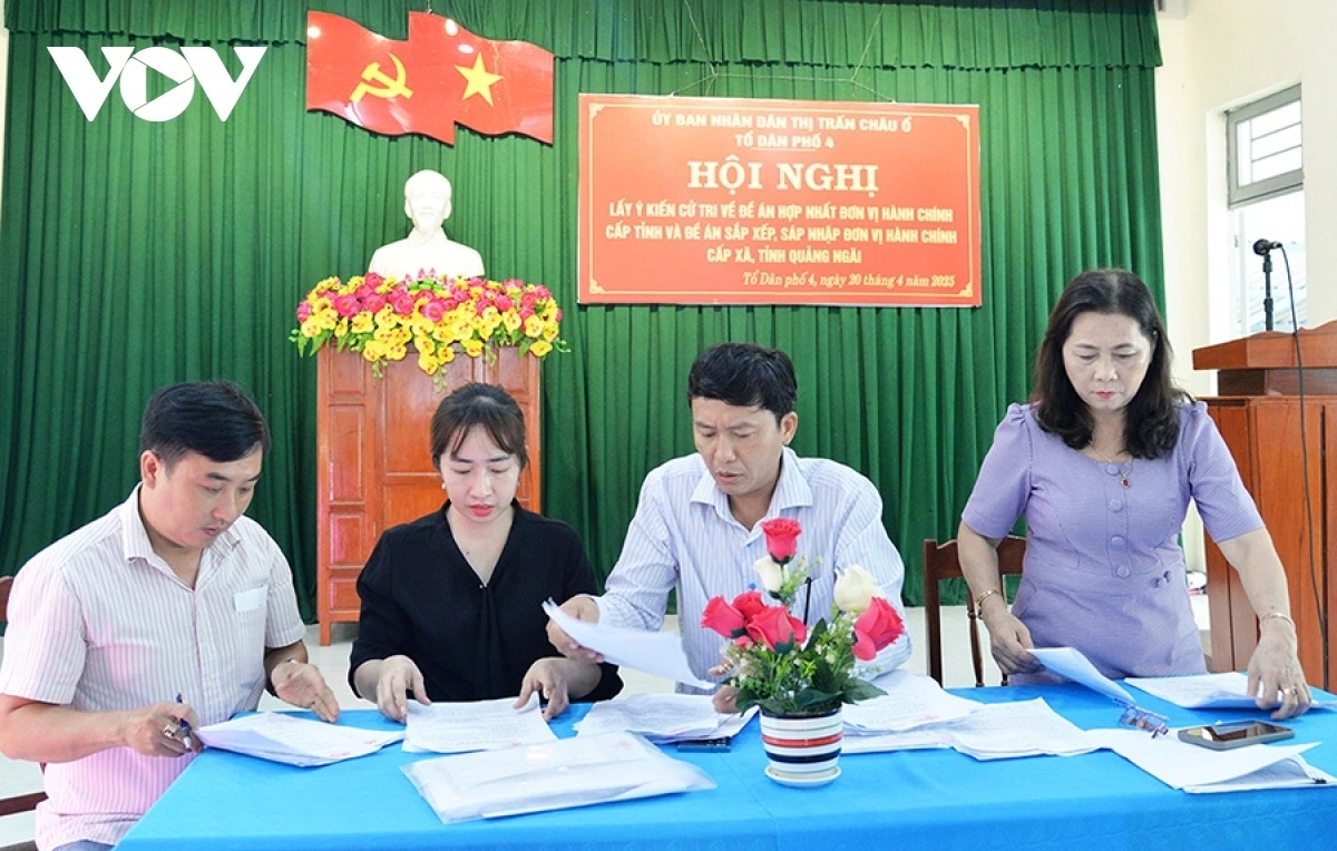 Các huyện, phường tổ chức điểm lấy ý kiến nhân dân