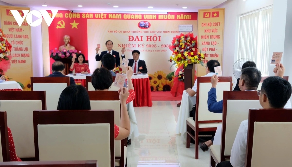 Đại biểu dự Đại hội biểu quyết tại Đại hội