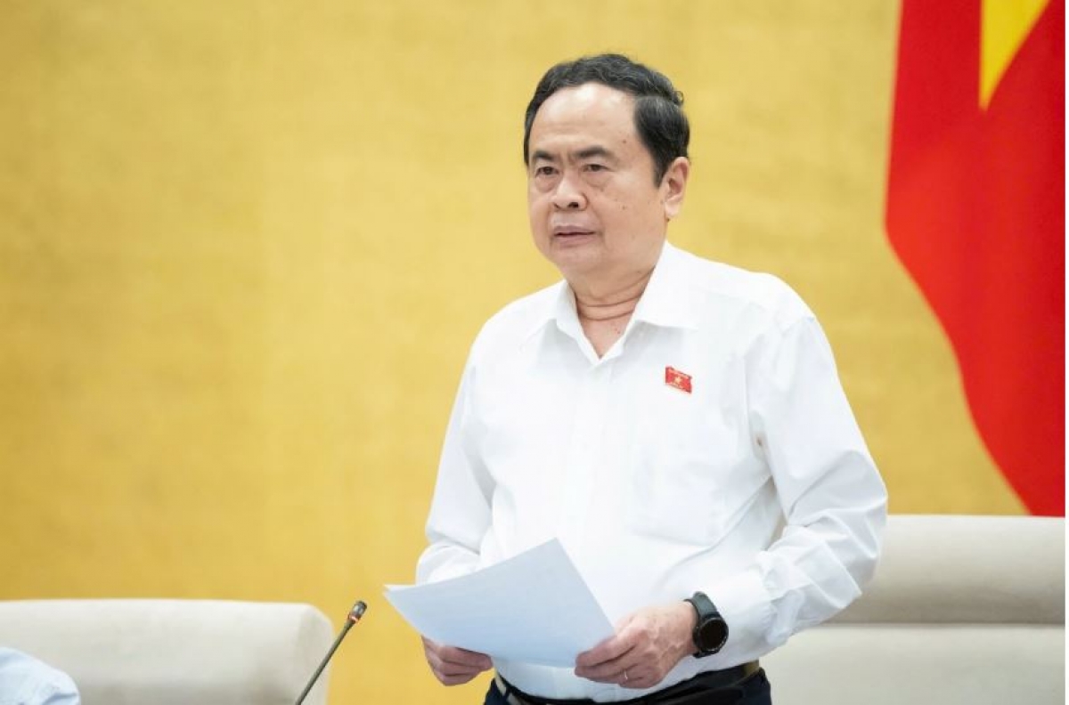 Kruanh Quốc hội  Trần Thanh Mẫn ƀư tơm n’hanh lah ta rơh hop tâl 44 Uỷ ban Thường vụ Quốc hội