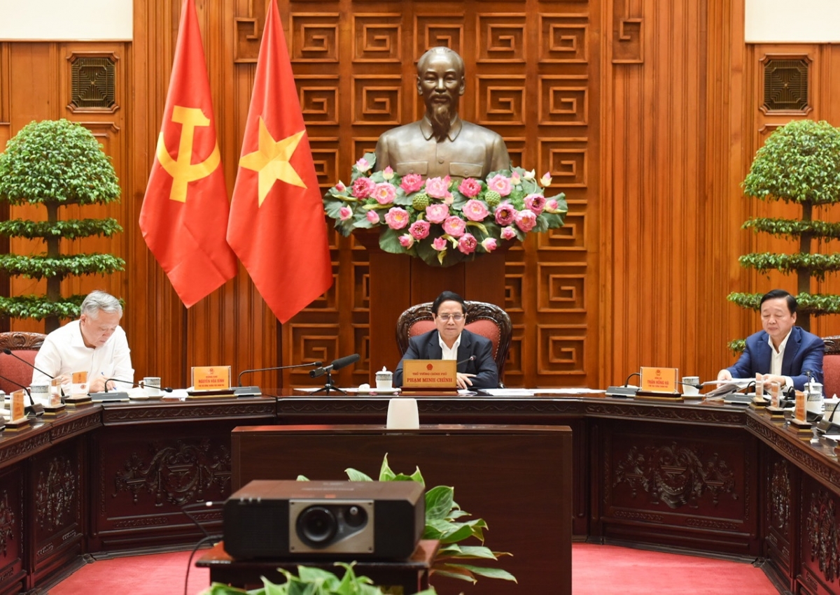 Thủ tướng Phạm Minh Chính pơgơ̆r tơdrong hop akŏm