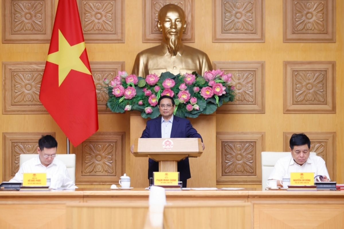 Thủ tướng ồng Phạm Minh Chính đơng lam dơ̆ pơrjum