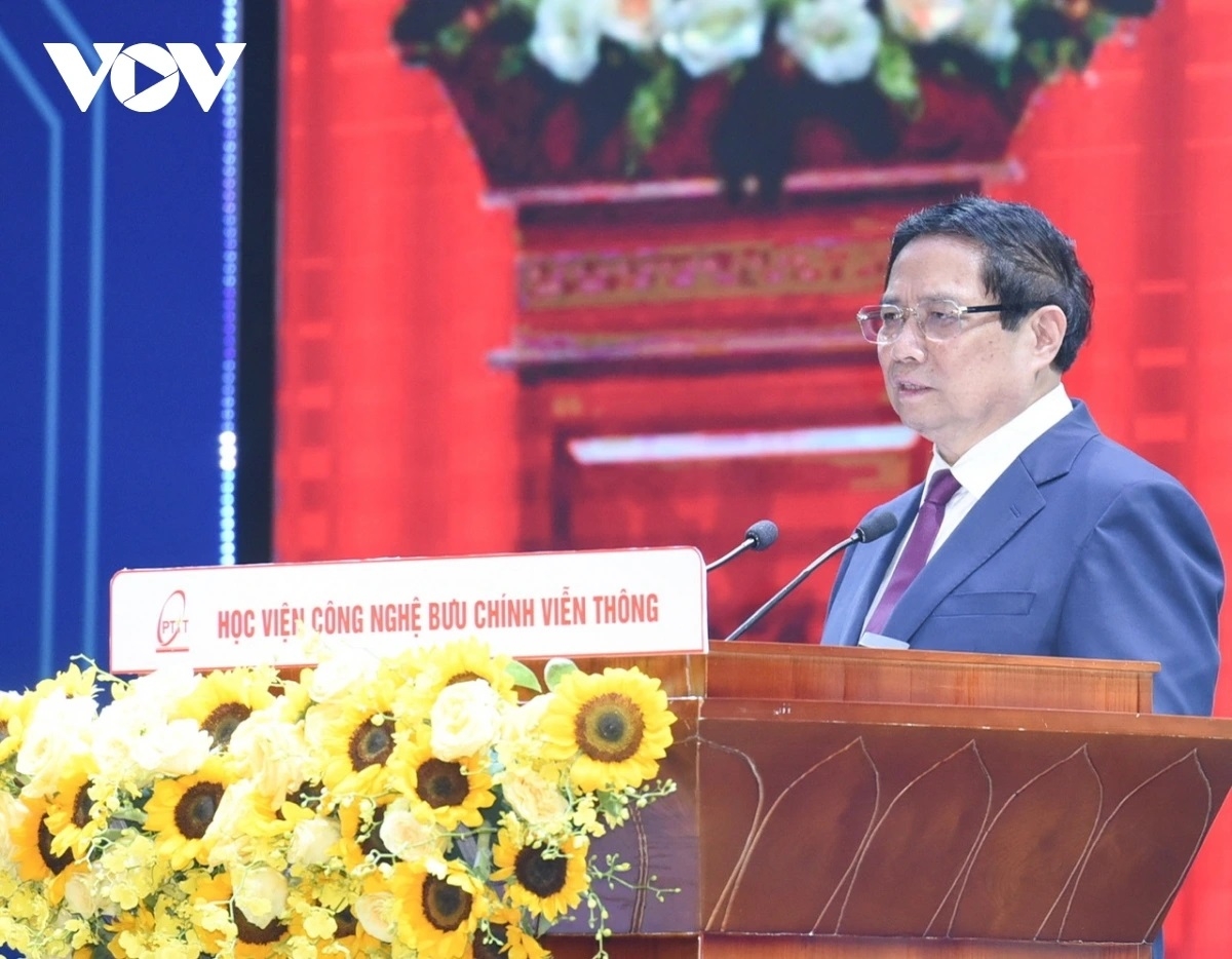 Thủ tướng Phạm Minh Chính phát biểu tại buổi lễ.