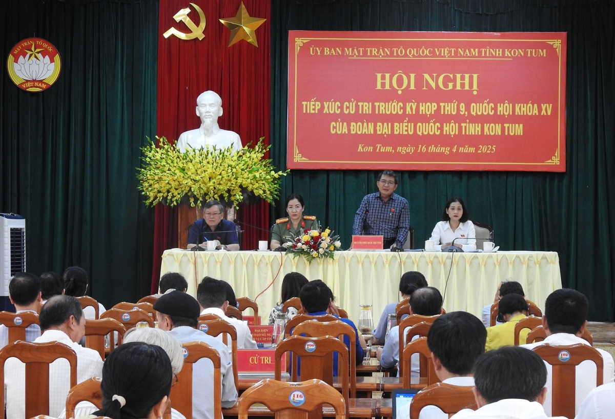 Mpôl đại biểu Quốc hội n’gor Kon Tum mâp nuĭh ƀon lan lor rơh rƀŭn tal 9
 