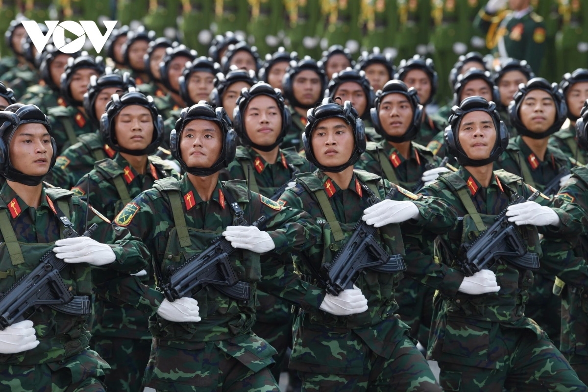Buổi tổng duyệt có nội dung gần như lễ chính thức vào ngày 30/4 tới.