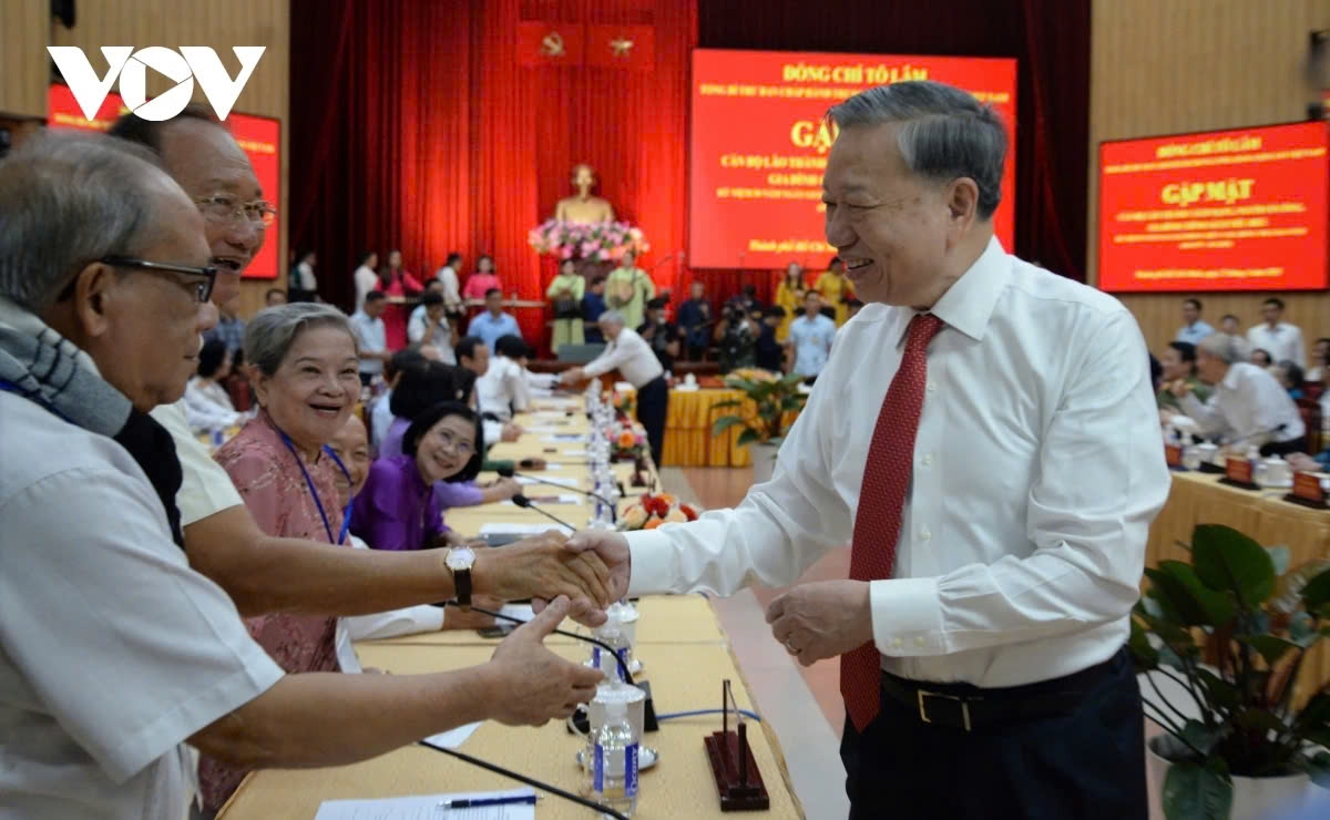 Tong Bi thu Tô Lâm tam mbaok urang ngak taha ngak cach mang dahlau diah, urang hu ngak bruk daong taneh ia, baoh sang urang dalam sarak karja naih gheih di bhum Meraong negar.