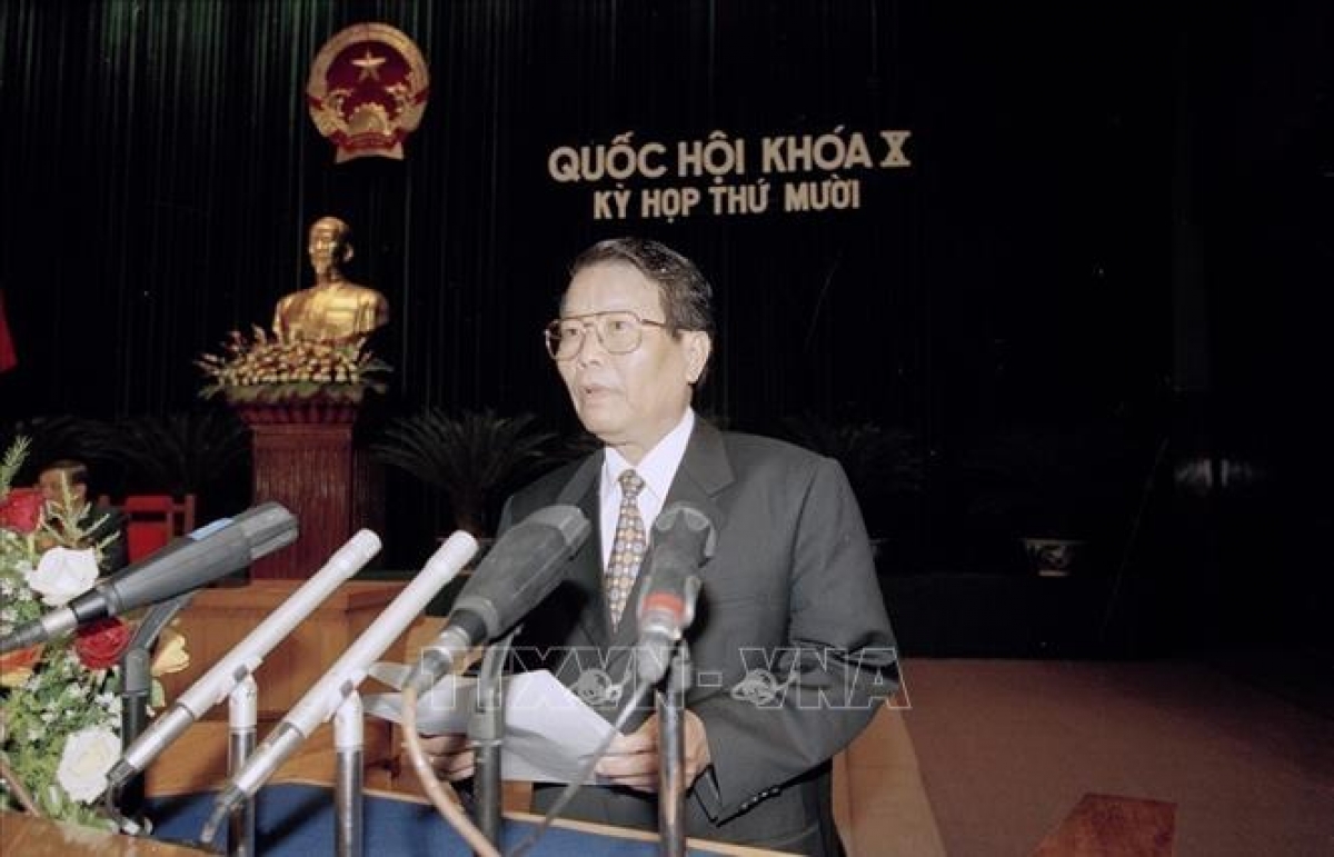 Kơdră teh đak Trần Đức Lương tơ̆ Hop akŏm ‘măng mă 10, Quốc hội jăl X