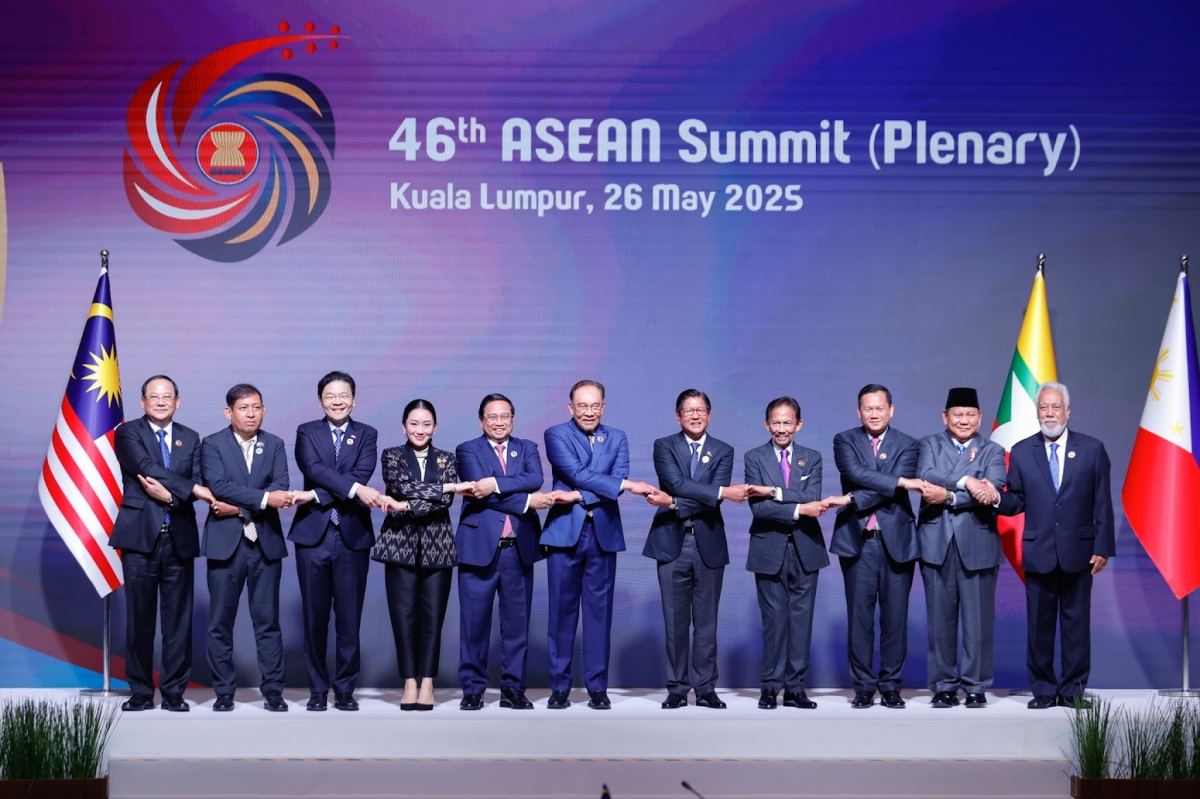 Thủ tướng Phạm Minh Chính vang truh Hop akŏm Kơdră kơpal ASEAN 46