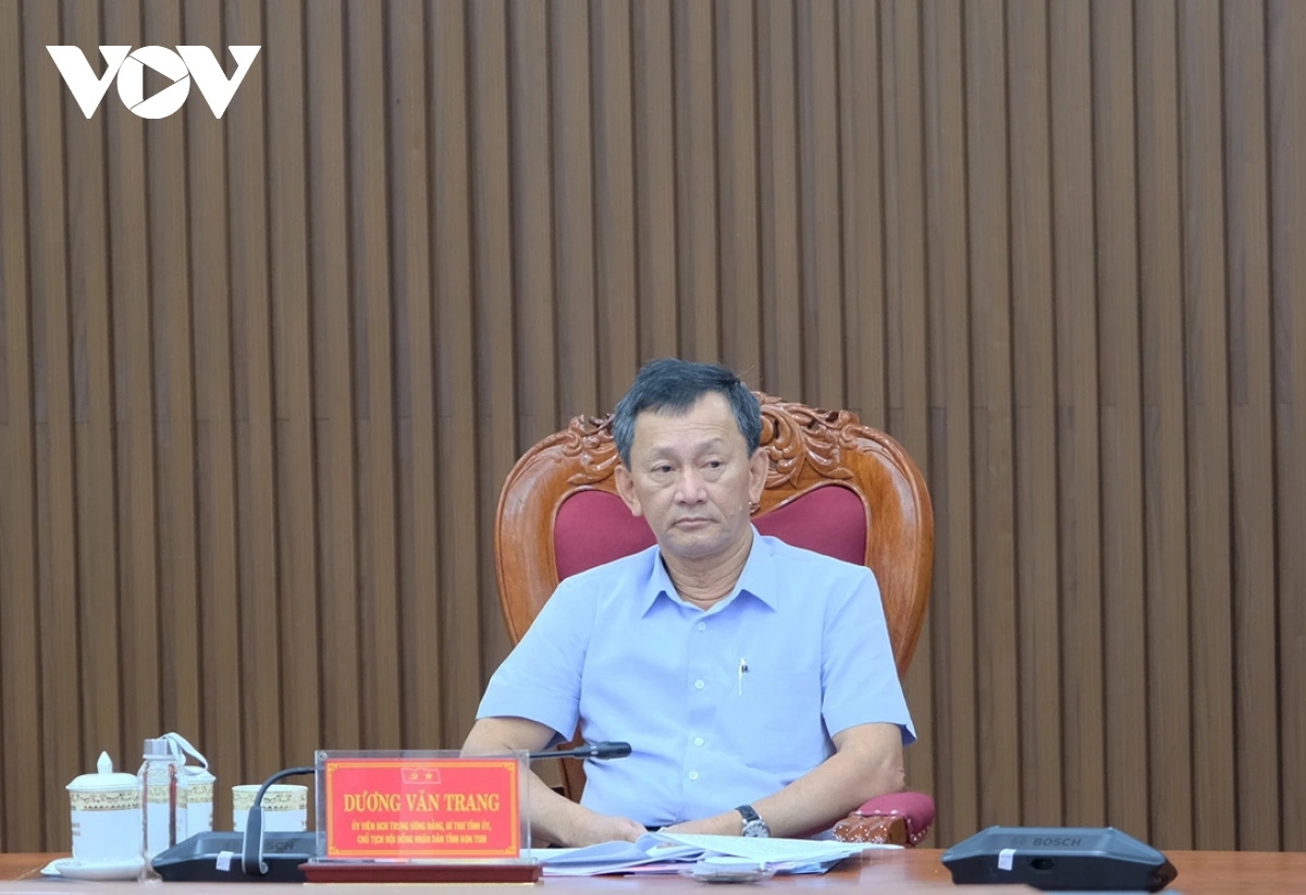 Ông Dương Văn Trang, Bí thư tỉnh ủy Kon Tum