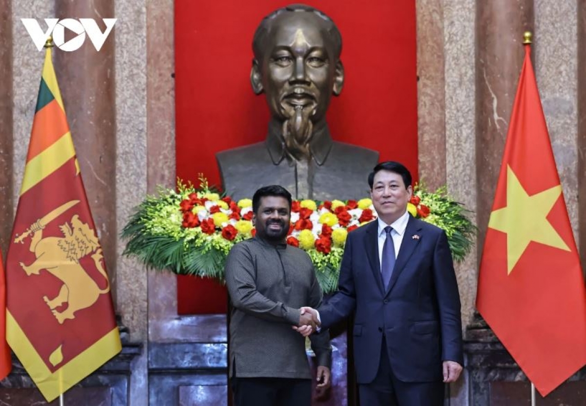 -Chủ tịch nước Lương Cường và Tổng thống Sri Lanka
