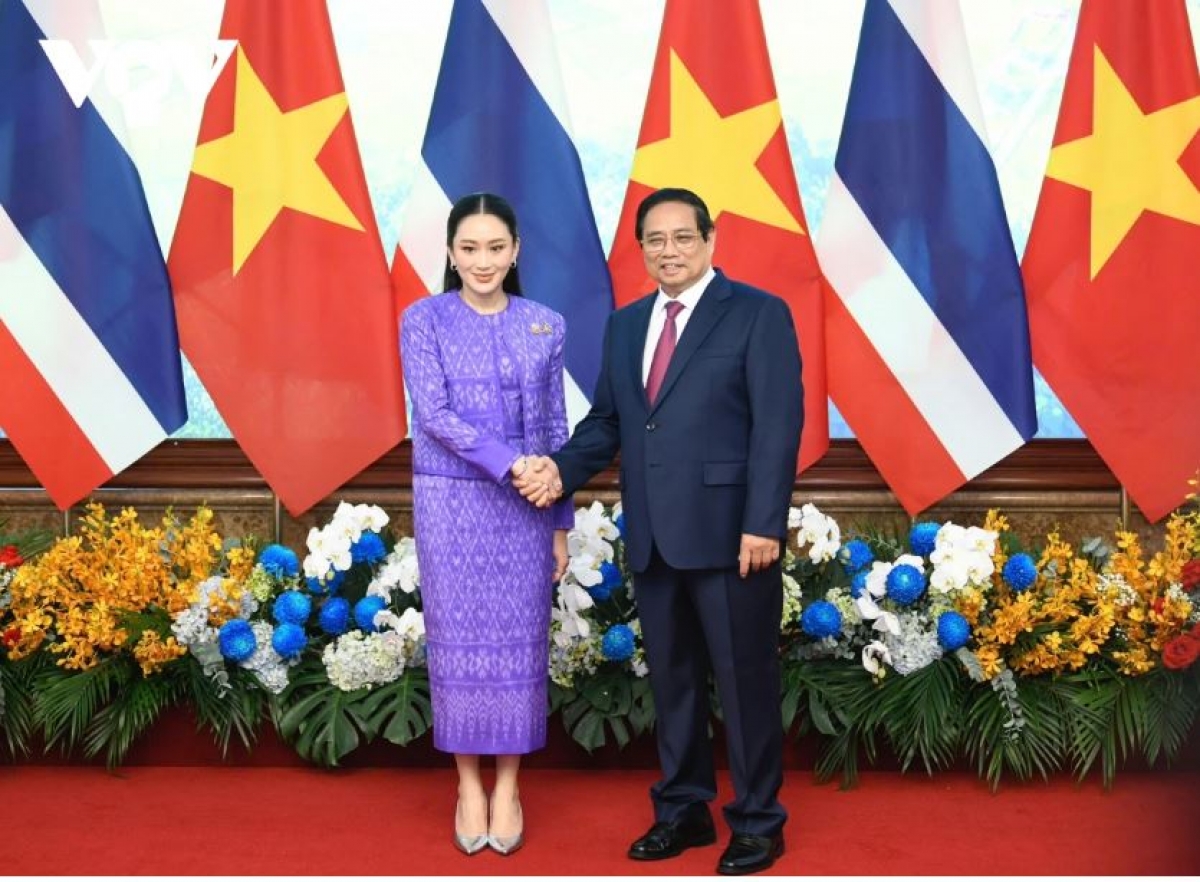 Thủ tướng ồng Phạm Minh Chính mờ Thủ tướng Thái Lan