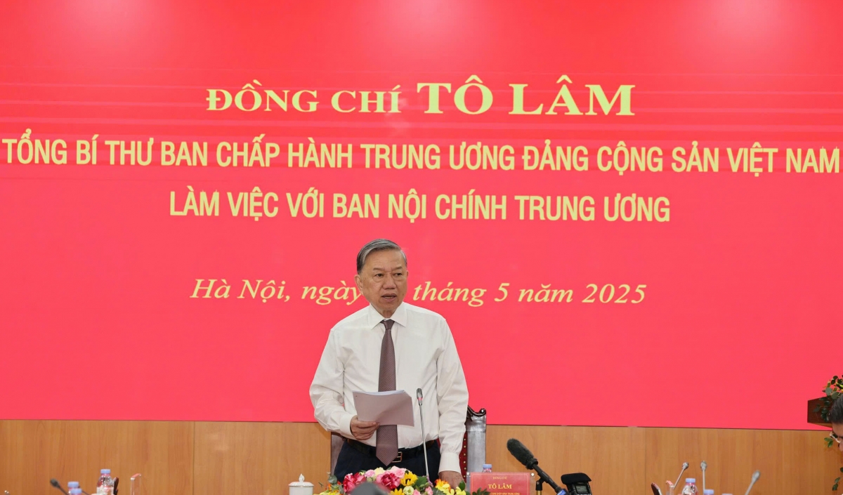Tổng Bí thư Tô Lâm pah kan đah Ủy ban Kiểm tra Trung ương