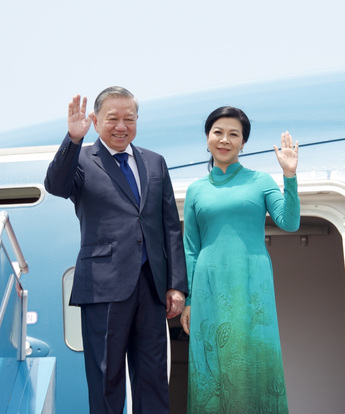 Tổng Bí thư Tô Lâm và Phu nhân.