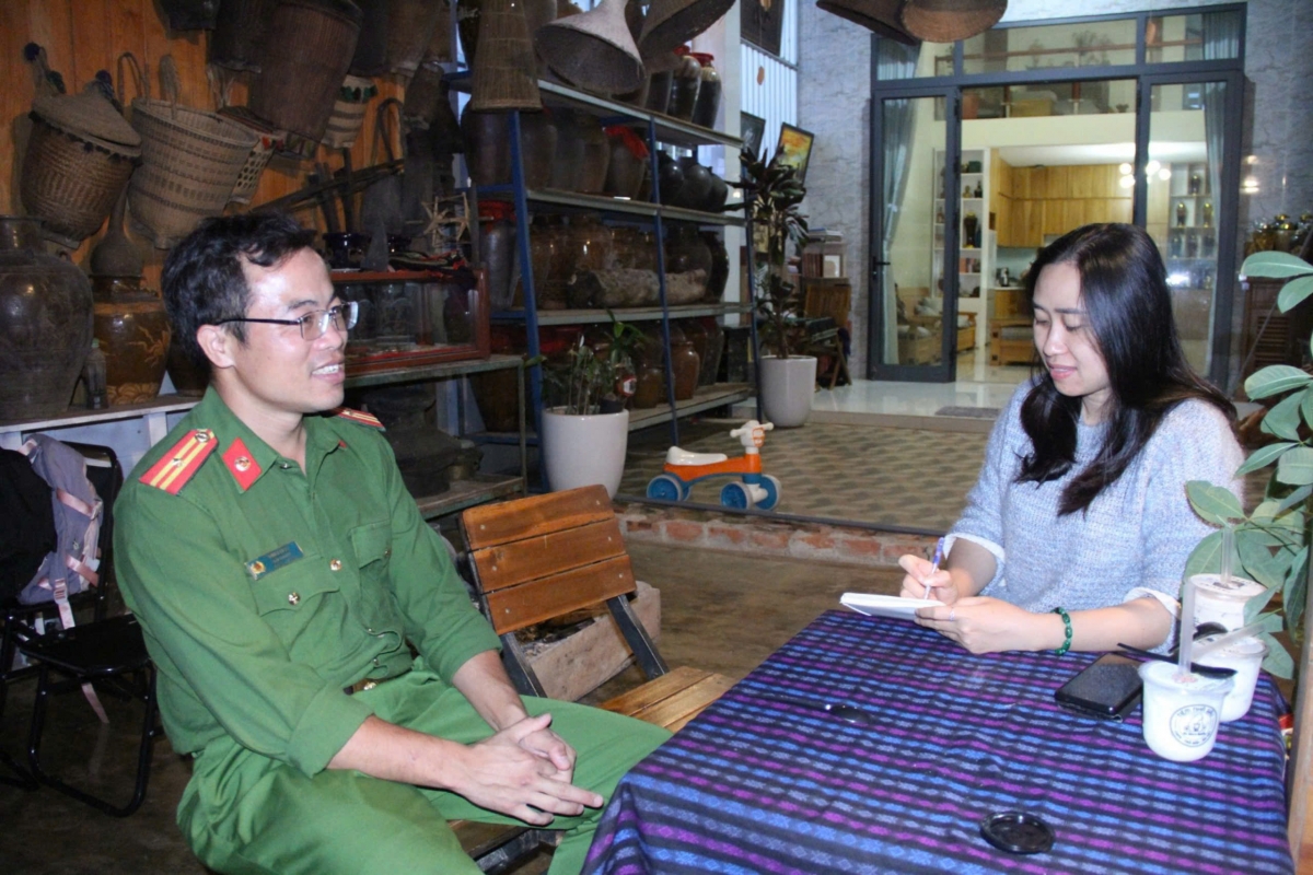 Drŏ kăn chih hla ar tơroi Nguyễn Thảo bơ̆ jang tơ̆ Ƀăo Tiền Phong oei jang