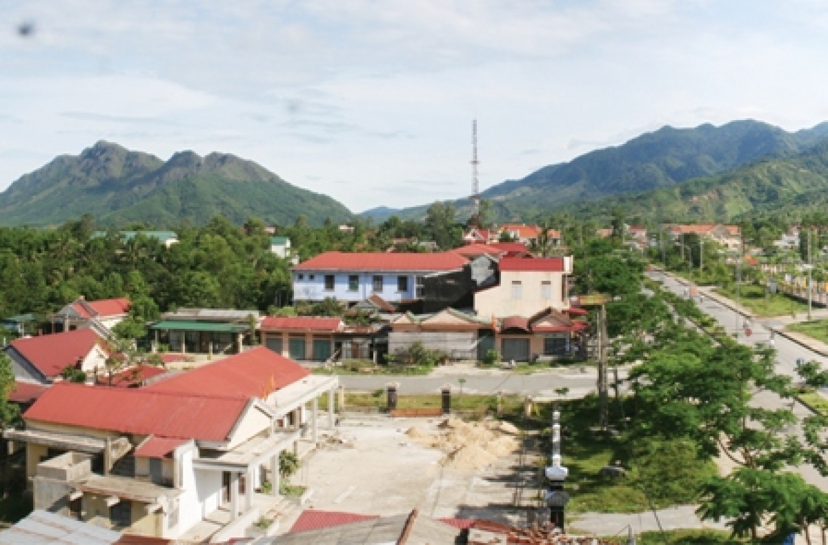 Một góc thị trấn A Lưới