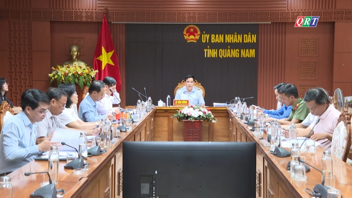 Quang cảnh buổi làm việc. Chanup: Báo Quảng Nam
